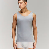 Modal Seamless V Neck Baby Blue