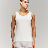 Modal Seamless V Neck White