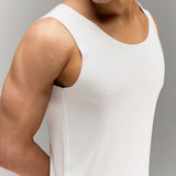 Modal Seamless V Neck White