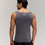 Modal Seamless V Neck Dark Grey